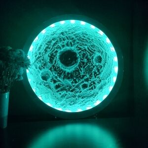24" LED Moon Wall Light